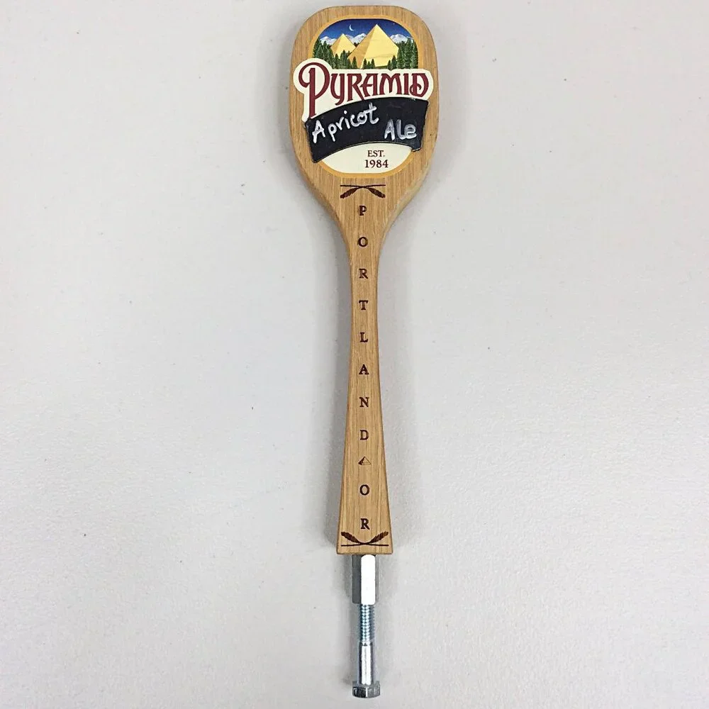 Pyramid Brewing Beer Tap Handle Apricot‎ Ale Indian Pale Lager Portland Oregon